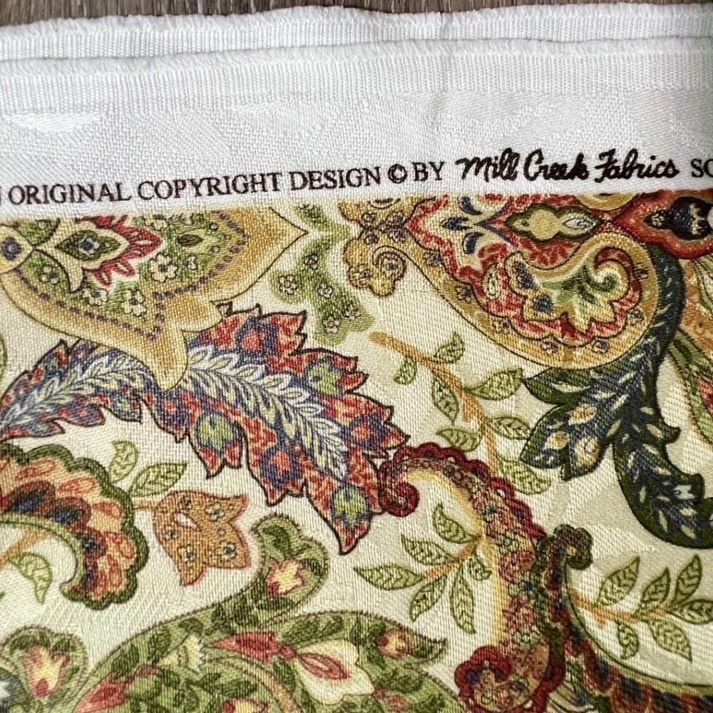 Mill Creek Fabrics Upholstery Fabric 2 Yards Multicolor Paisley Damask